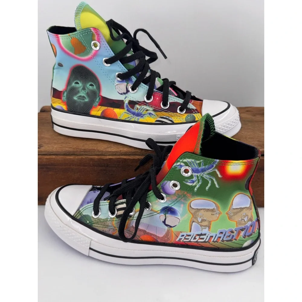 Converse Chuck 70 High Top Mens 5 Outdoor Rave Psychedelic Regeneration A01082C